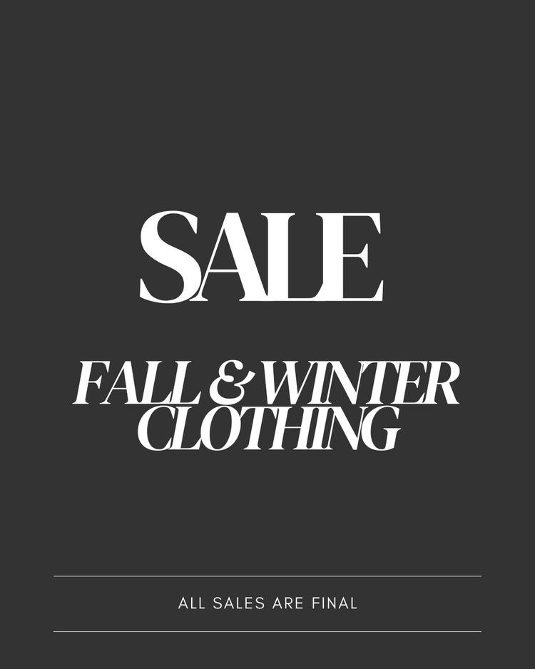 FALL & WINTER SALE CLOTHING
