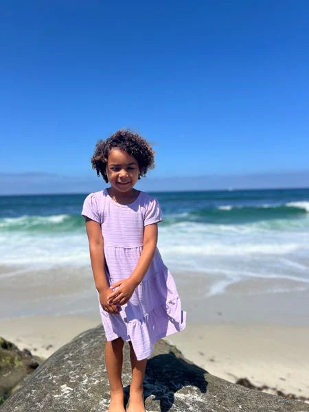 Iona Dress in Lavender