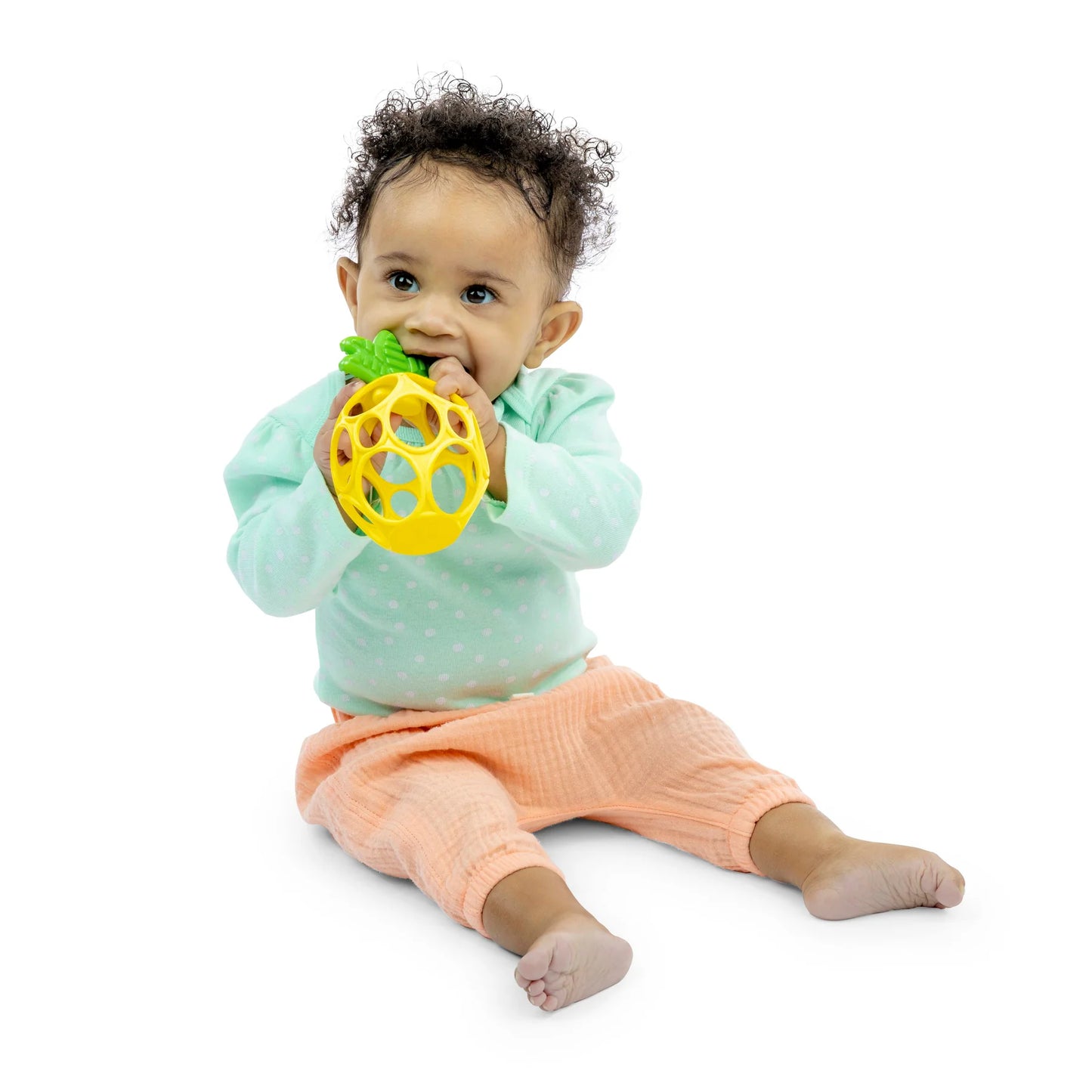 Hold My Own Easy-Grasp Teether Toy – Pineapple