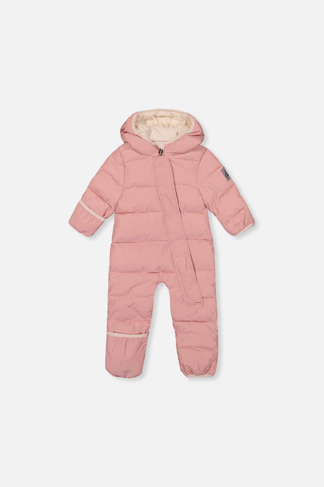 Baby Cloud One Piece Snowsuit Pale Dusty Pink: 9m