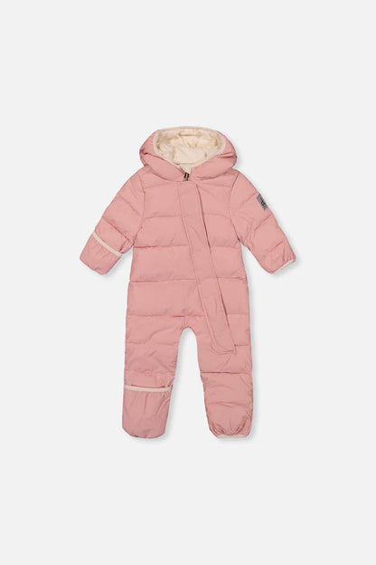 Baby Cloud One Piece Snowsuit Pale Dusty Pink: 9m