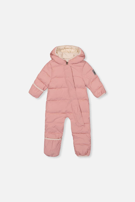 Baby Cloud One Piece Snowsuit Pale Dusty Pink: 9m
