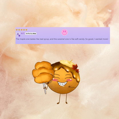 Orangetta | Orange Organic Cotton Candy | Natural Flavors
