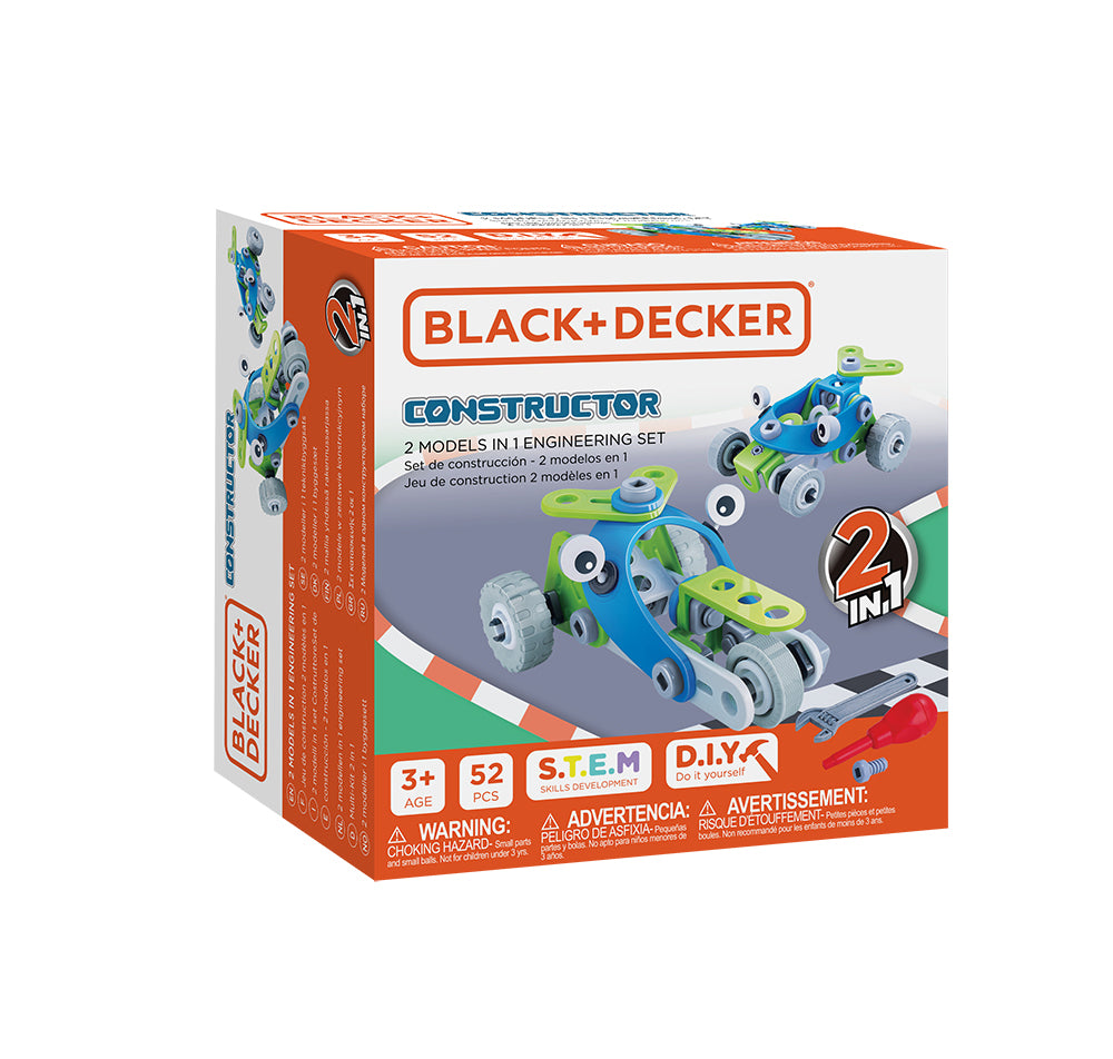 Constructor Jr - 2 models in 1 Engineering set 52 pieces