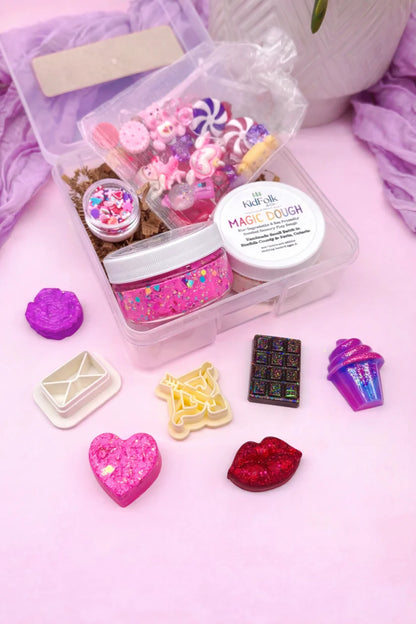 Valentine’s On-The-Go Play Kit-Dough