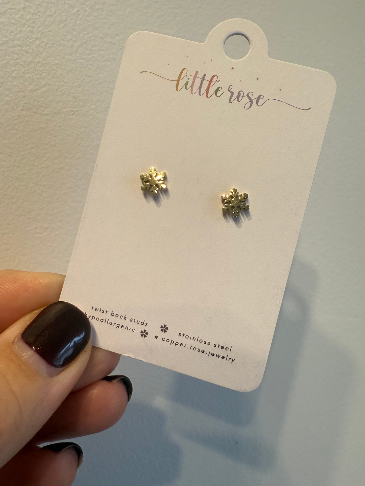 Snowflake Studs