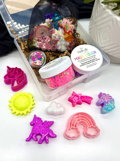 Unicorn On-The-Go Magic Dough Play Kits