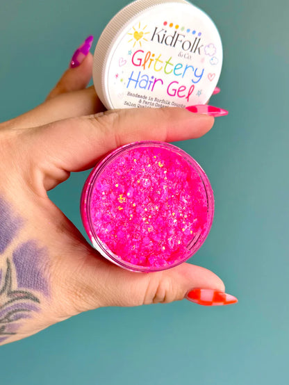 Hey, Barbie! Glittery Hair Gel