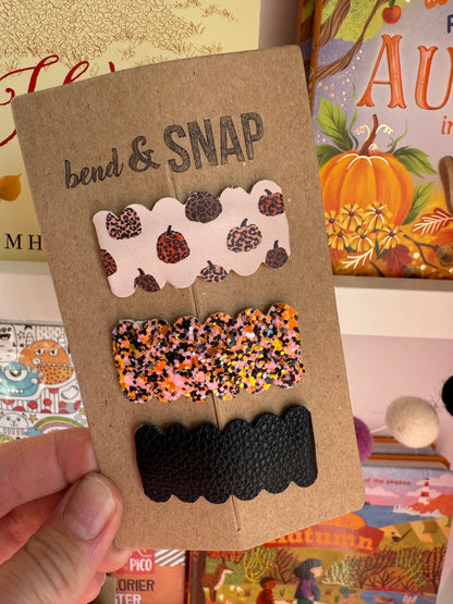 Halloween 3 Pack Snap Clip