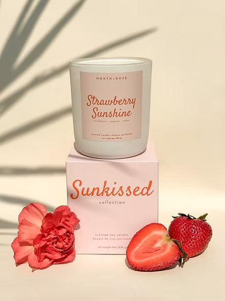 Strawberry Sunshine Scented Candle