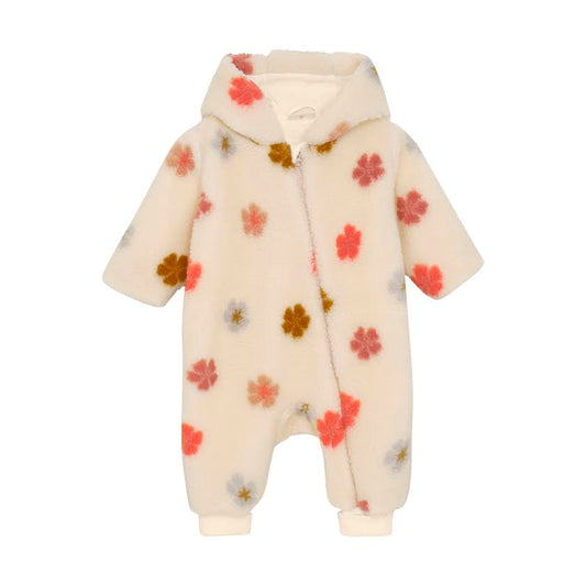 Baby Floral Sherpa Teddy Suit
