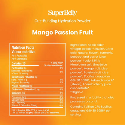 SuperBelly Mango Passionfruit