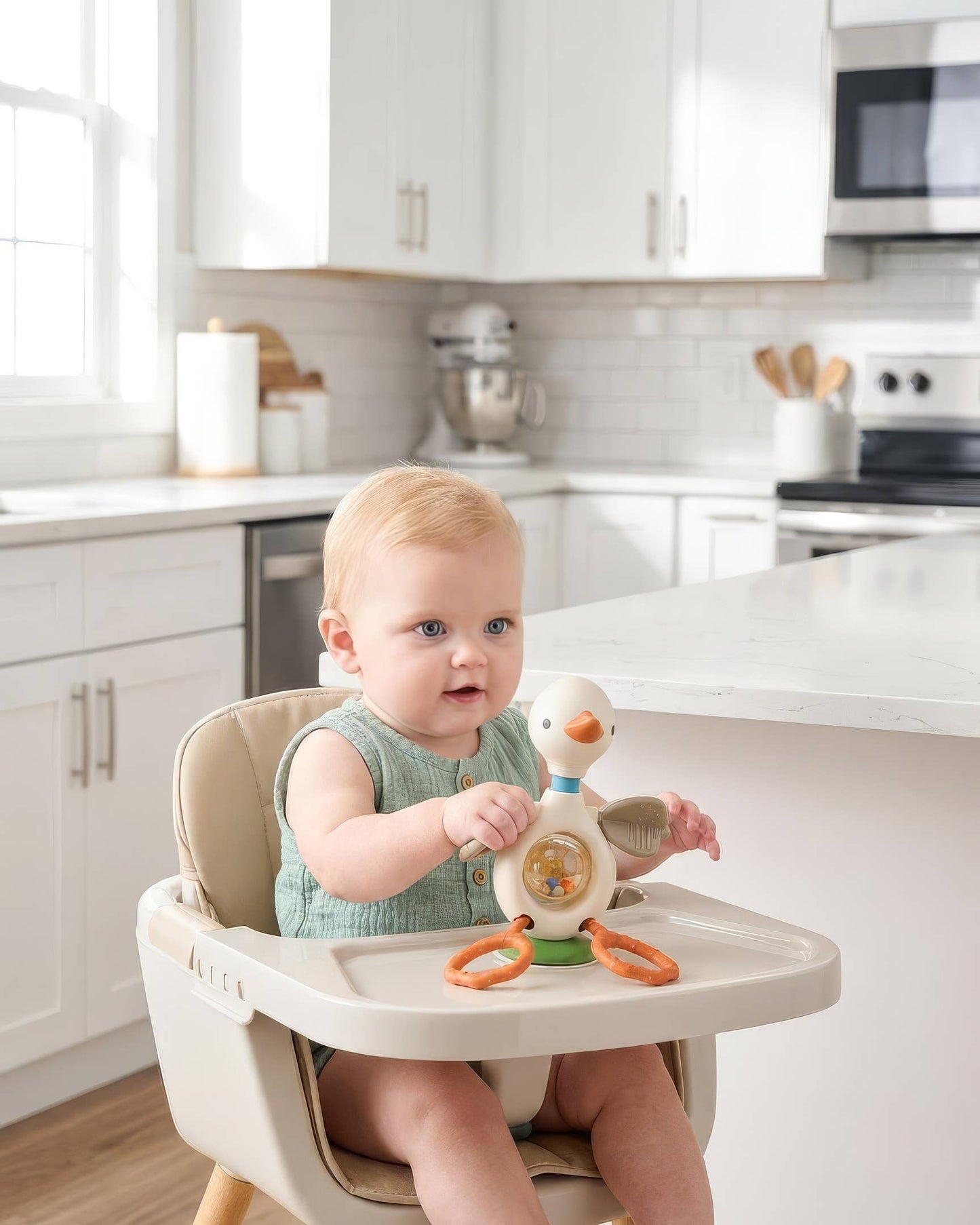 Itzy Twist & Bop™ - High Chair Sensory Toy Goose