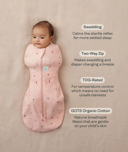 Cocoon Swaddle Sack 1.0 TOG - Daisies