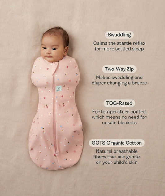 Cocoon Swaddle Sack 1.0 TOG - Daisies