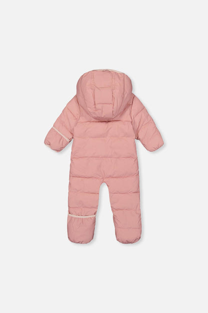 Baby Cloud One Piece Snowsuit Pale Dusty Pink: 9m
