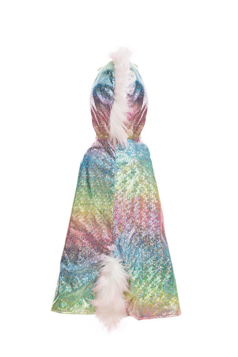Rainbow Reversible Unicorn Dragon Cape (3-4 Years)