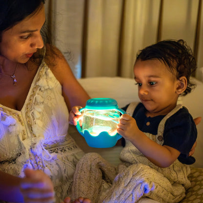 Mini Sensory Play Jar - Blue Lagoon
