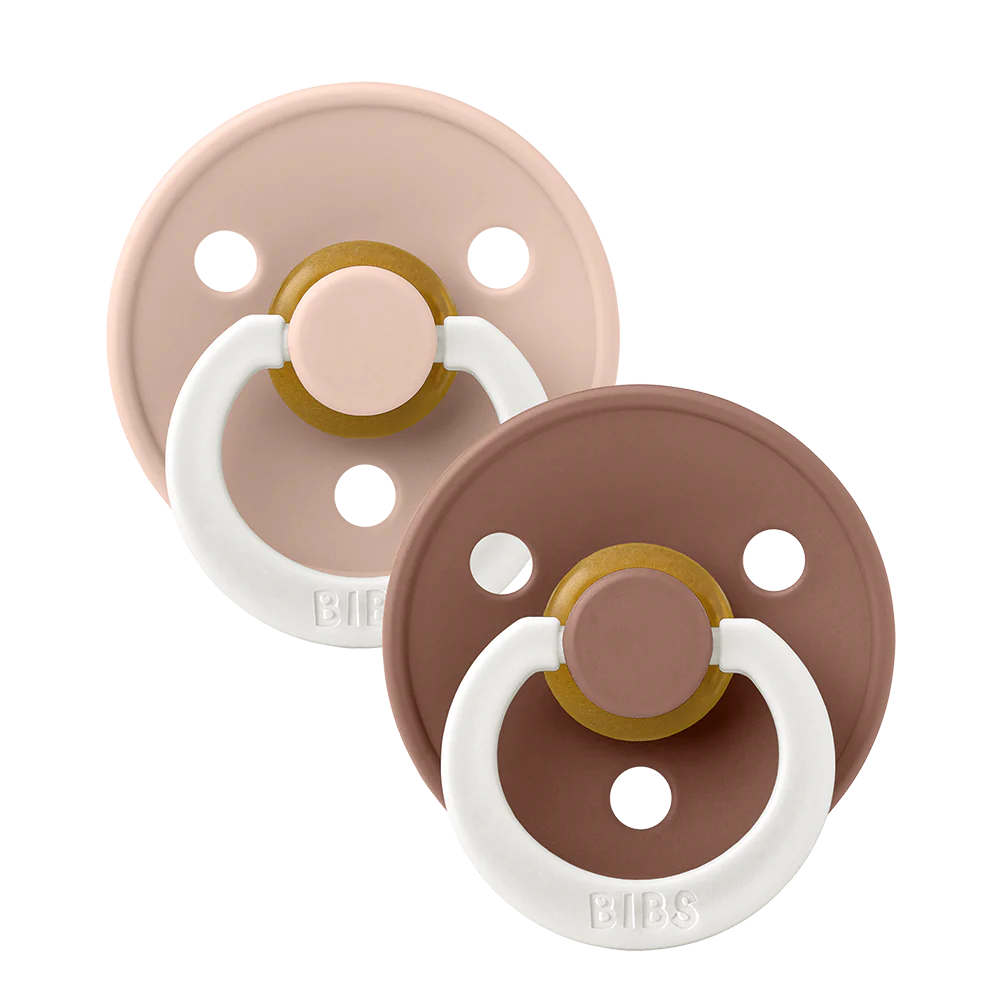 BIBS Pacifier - Blush/Woodchuck GLOW