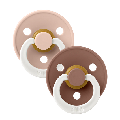 BIBS Pacifier - Blush/Woodchuck GLOW