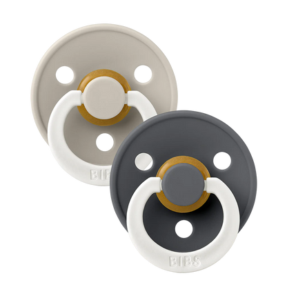 BIBS Pacifier - Sand/Iron GLOW