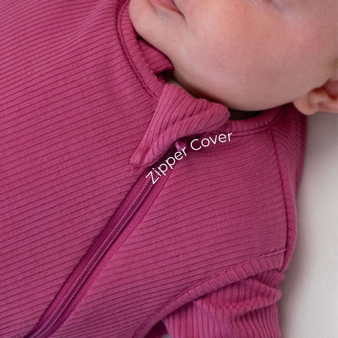1.0 TOG Sleep Sack - Ribbed Rosewood