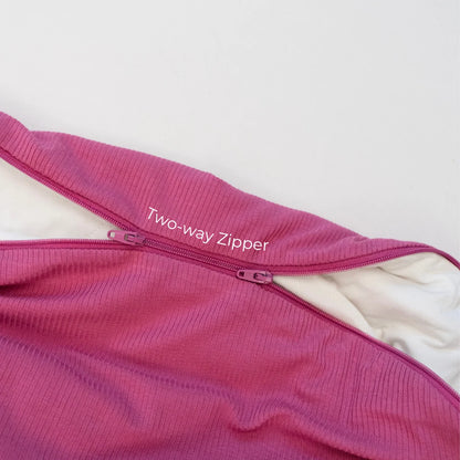 1.0 TOG Sleep Sack - Ribbed Rosewood