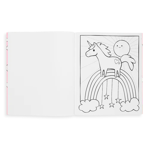 Color-in' Book Coloring Book - Enchanting Unicorns