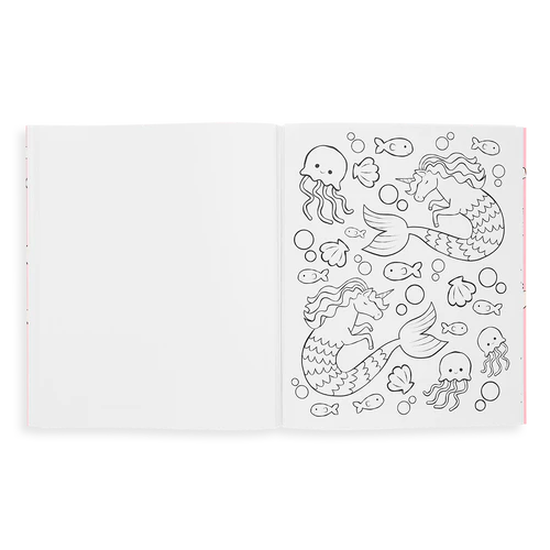 Color-in' Book Coloring Book - Enchanting Unicorns