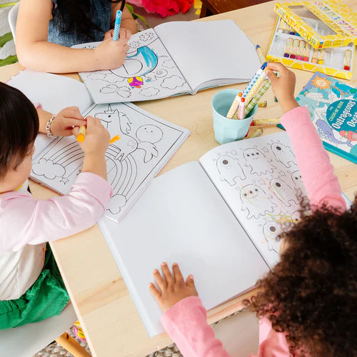 Color-in' Book Coloring Book - Enchanting Unicorns