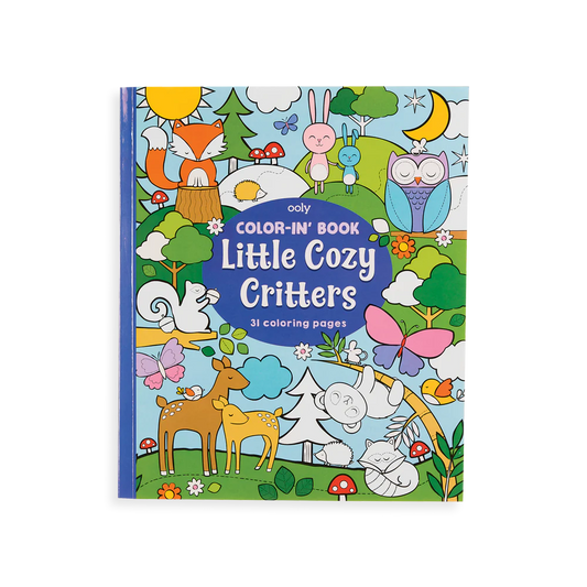 Color-in' Book Coloring Book - Little Cozy Critters