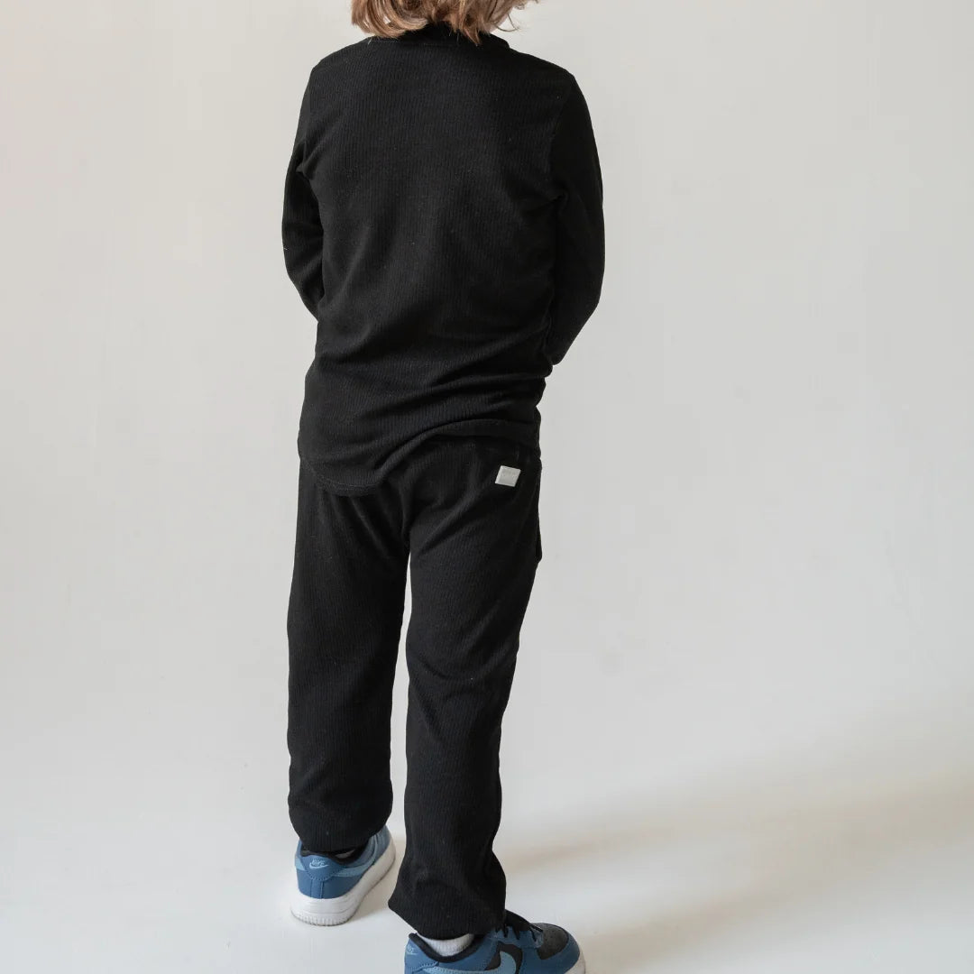 Ribbed Everyday Set - Black