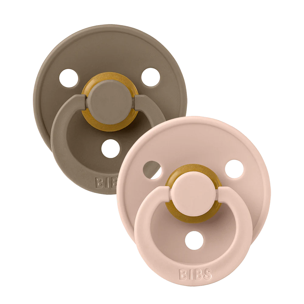 BIBS Pacifier - Dark Oak/Blush