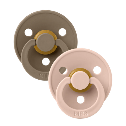 BIBS Pacifier - Dark Oak/Blush
