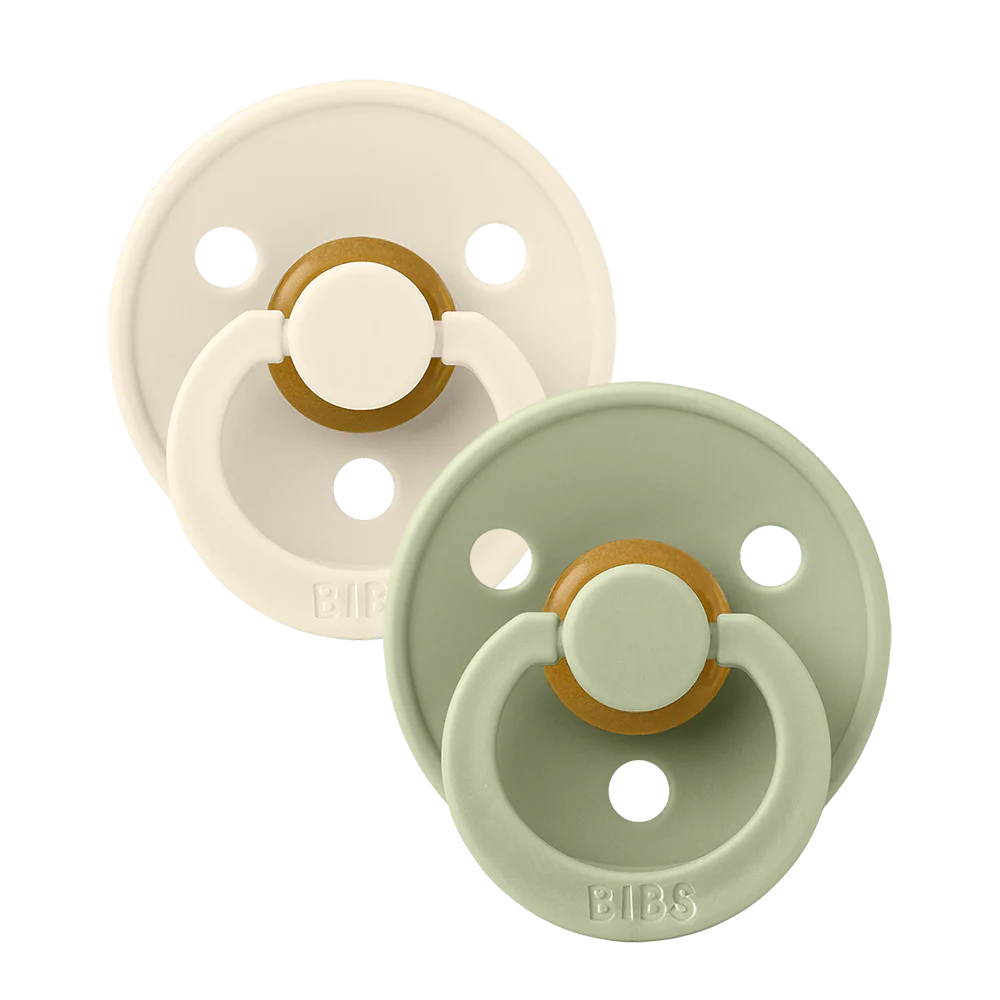 BIBS Pacifier Anatomical - Ivory/Sage