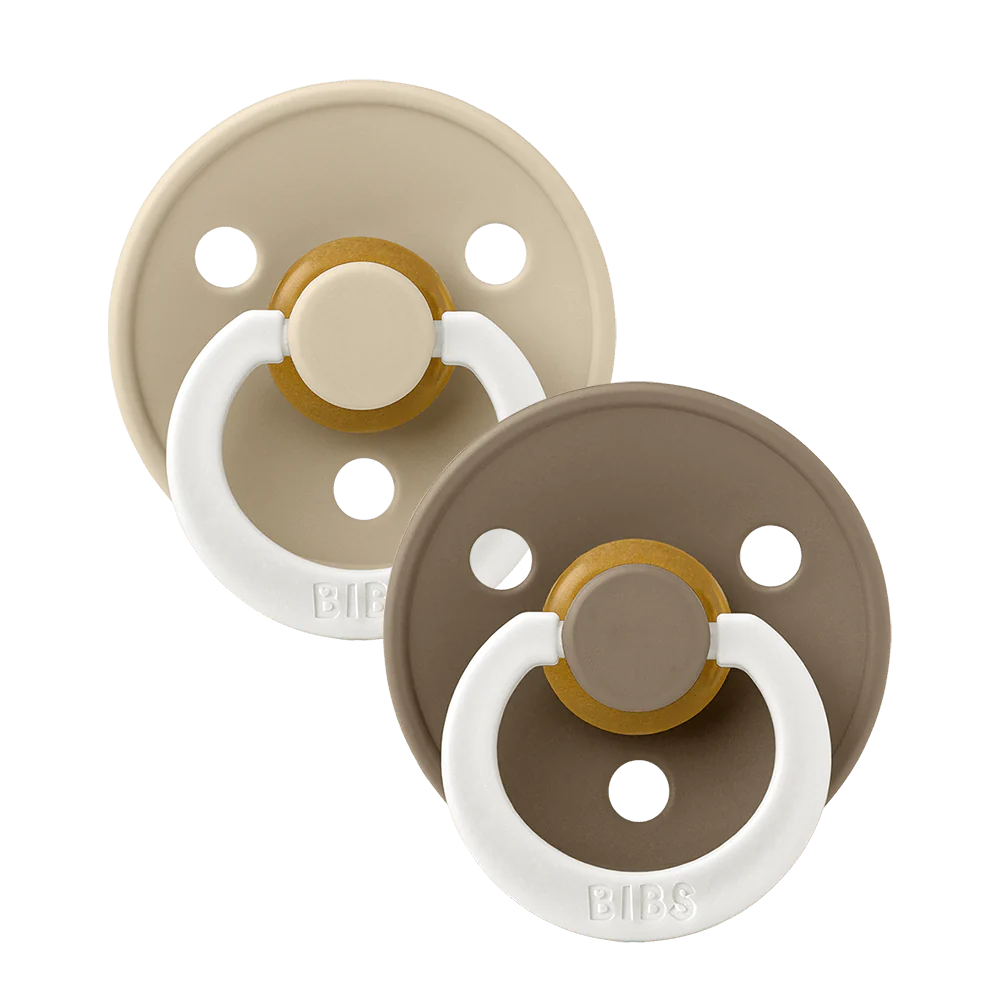 BIBS Pacifier - Vanilla/Dark Oak GLOW