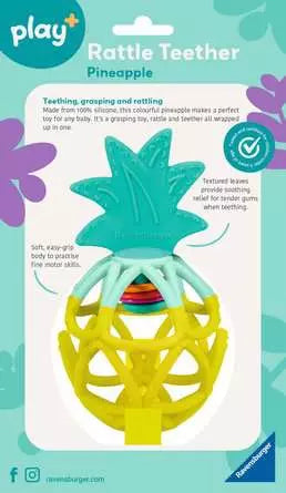 Rattle Teether Pineapple
