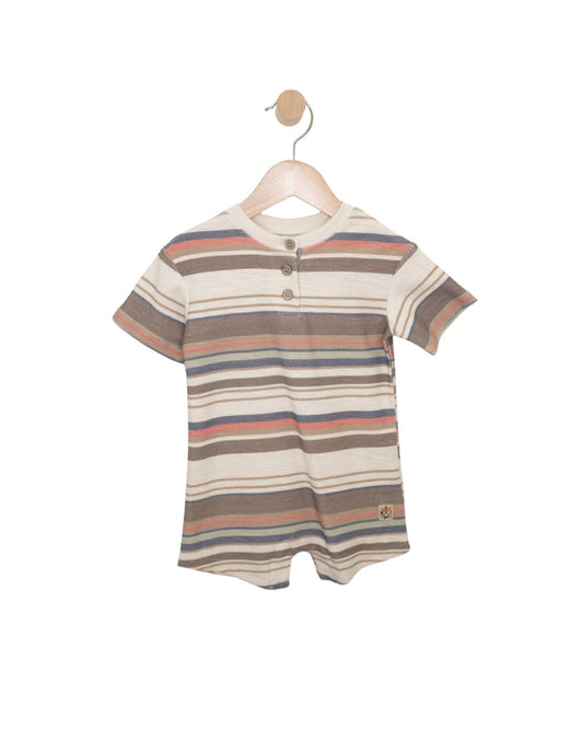 Baby Brown & Taupe Romper