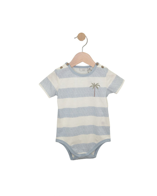 Baby Blue & White Stripe Bodysuit