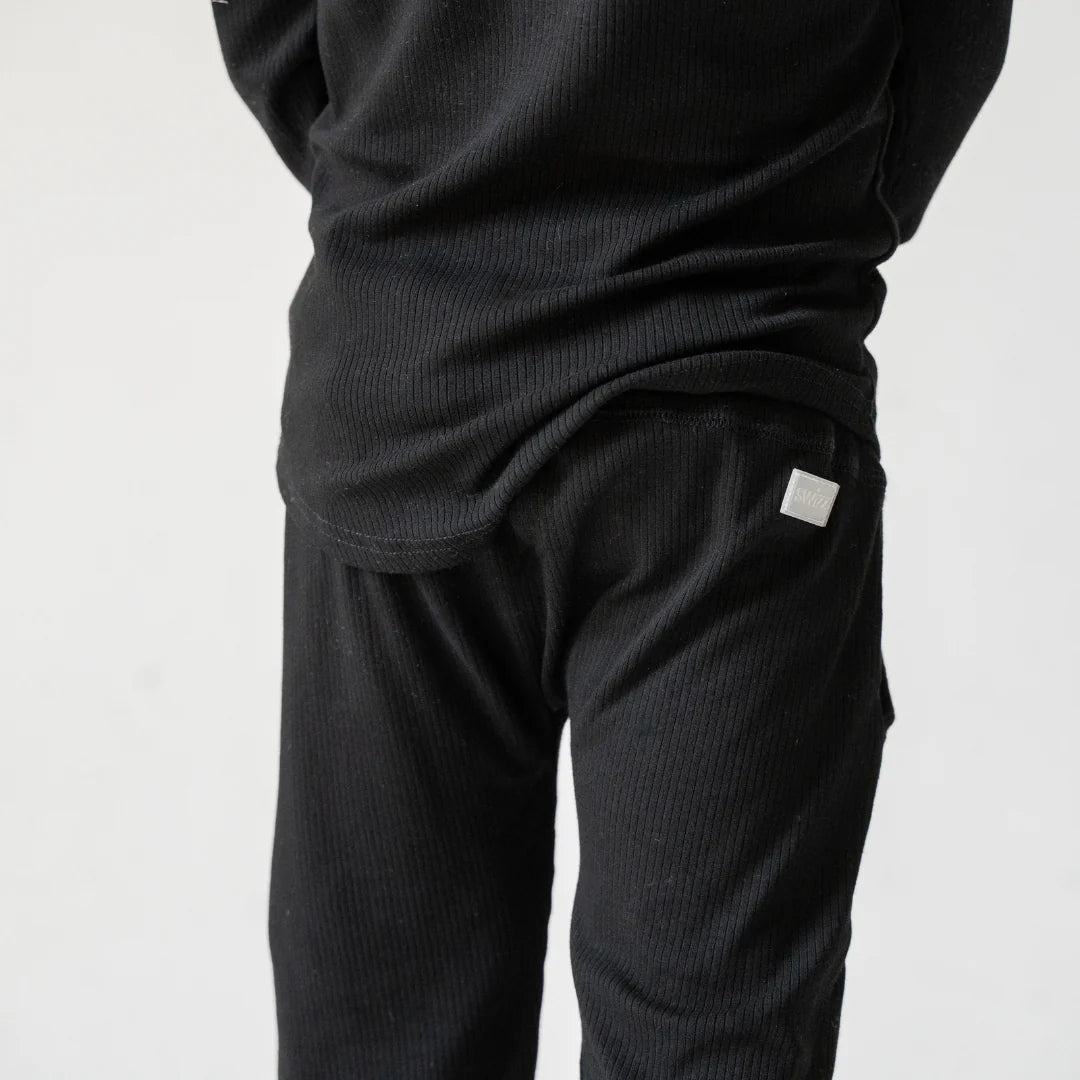 Ribbed Everyday Set - Black