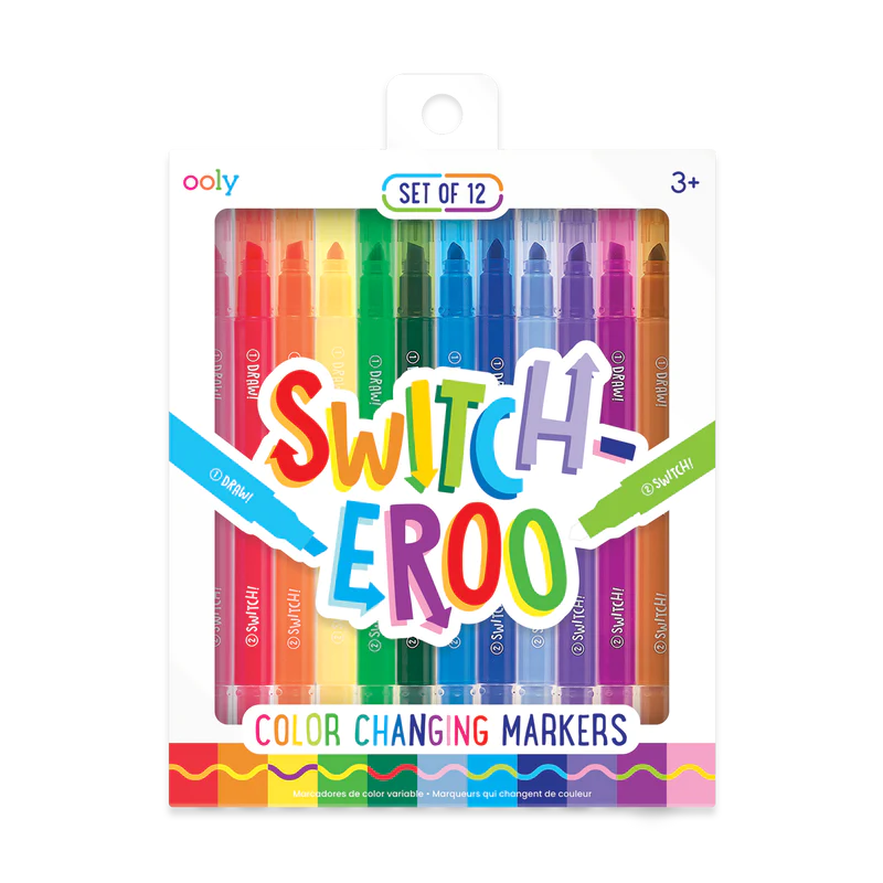 Switch-eroo Color Changing Markers ( 12 Set)