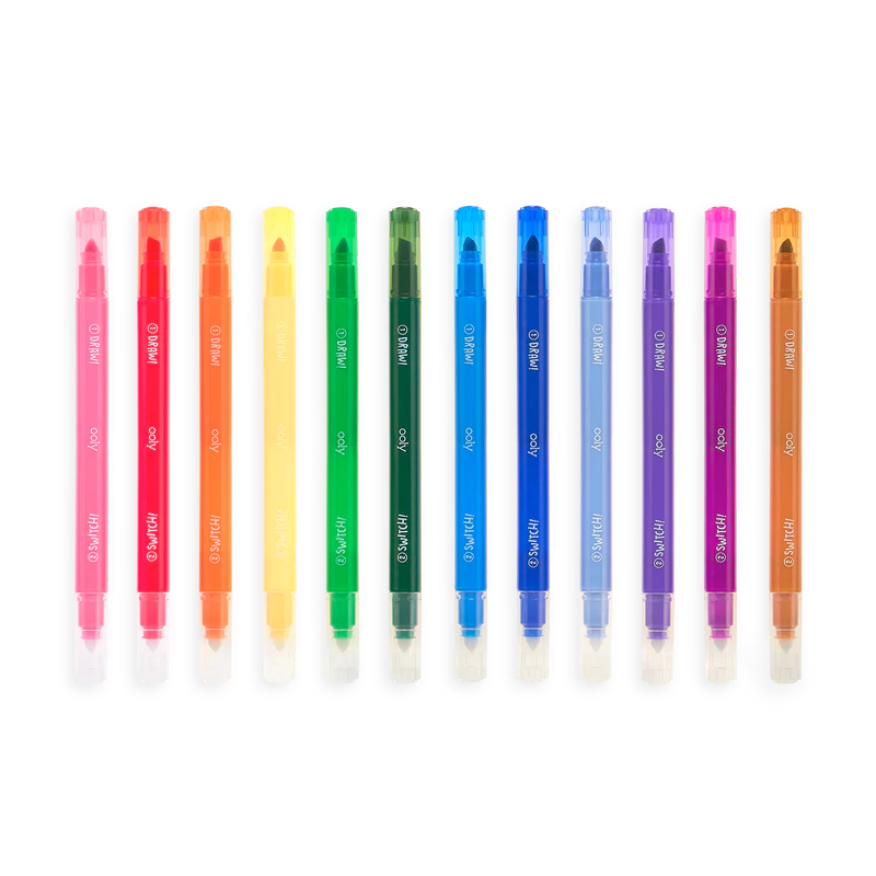 Switch-eroo Color Changing Markers ( 12 Set)