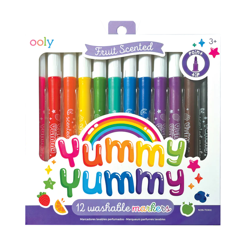 Yummy Yummy Scented Markers (12 Set)