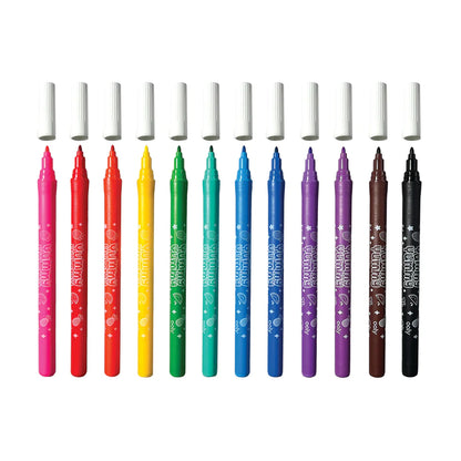 Yummy Yummy Fruit Scented Markers (12 Set)