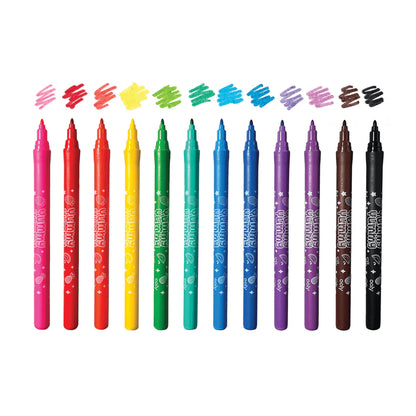 Yummy Yummy Fruit Scented Markers (12 Set)