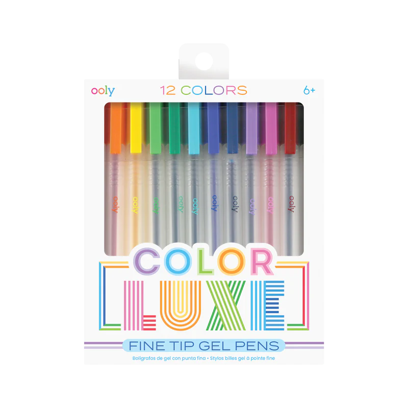 Color Luxe gel Pens (12 Pack)