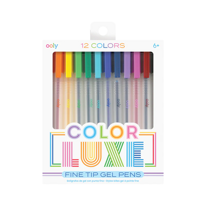 Color Luxe gel Pens (12 Pack)