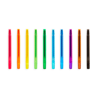 Yummy Yummy Scented Twist-up Crayons (10 Set)