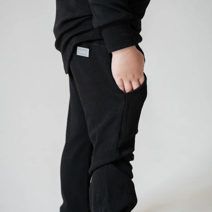 Ribbed Everyday Set - Black