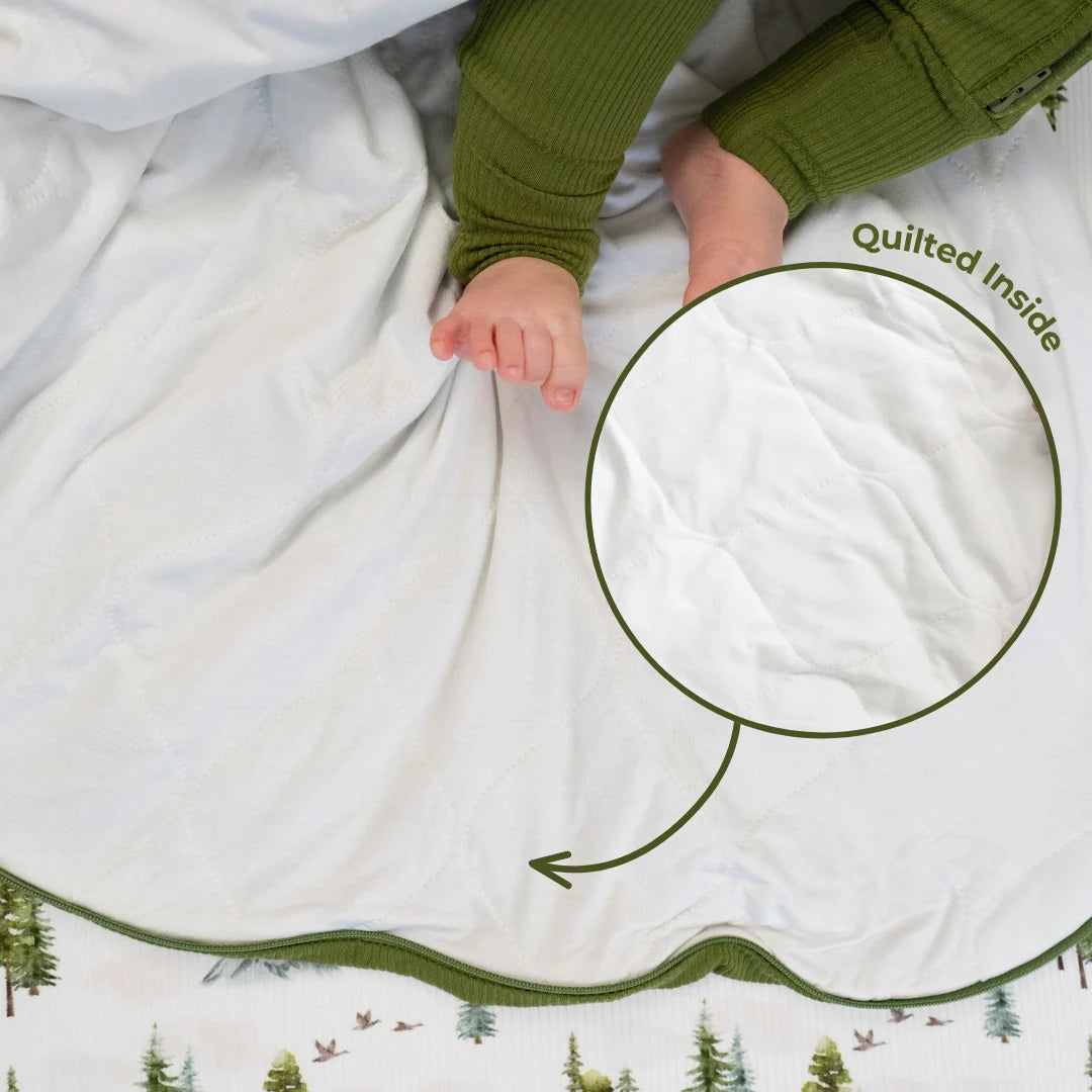 1.0 TOG Sleep Sack - Ribbed Olive Green